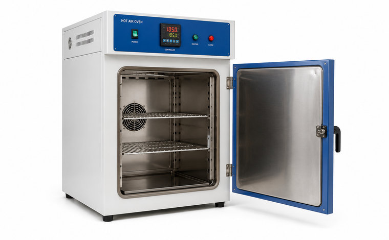 Hot air oven for thermal shrinkage testing